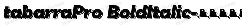 tabarraPro BoldItalic字体转换